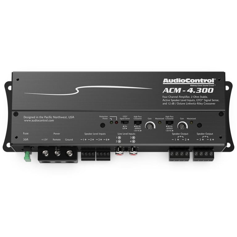 AudioControl ACM-4.300 with NVX 8 Gauge Amp Kit Image 5