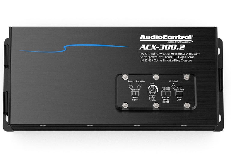 AudioControl ACX-300.2 with NVX 8 Gauge Amp Kit Image 3