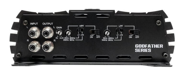 American Bass GODFATHER 1000.2 with NVX 8 Gauge Amp Kit Image 5