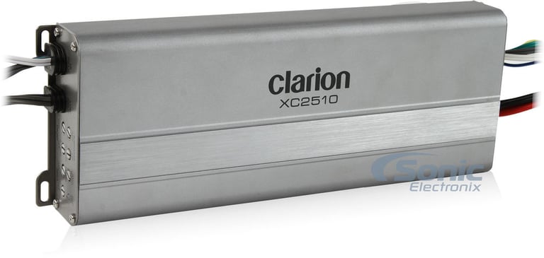 Clarion XC2510 with NVX 8 Gauge Amp Kit Image 4
