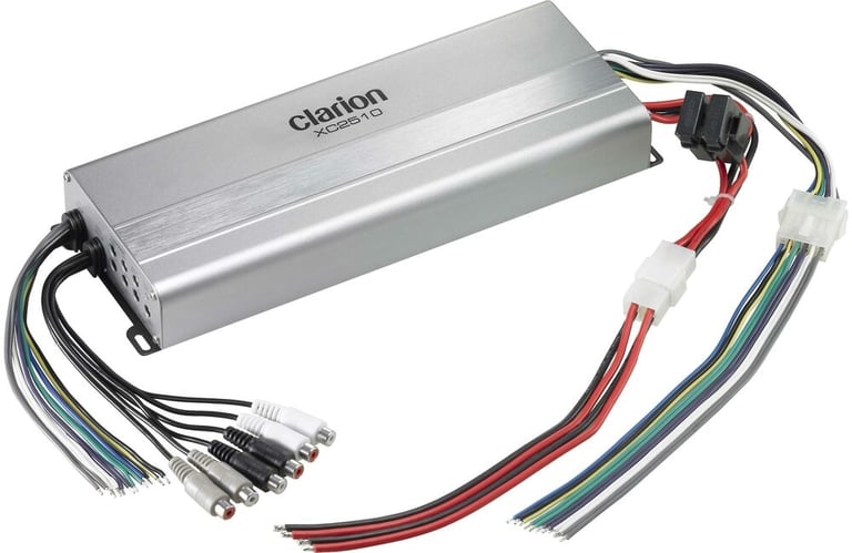 Clarion XC2510 with NVX 8 Gauge Amp Kit Image 2