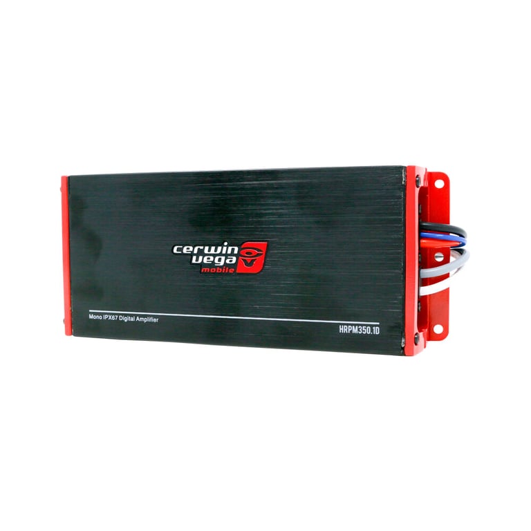 Cerwin Vega HRPM350.1D with NVX 8 Gauge Amp Kit Image 3
