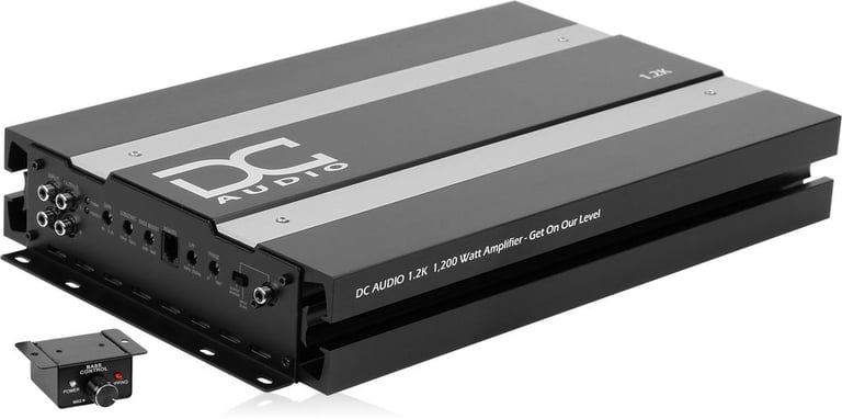 DC Audio 1.2k - 1200W Class D Monoblock Amplifier with NVX 4 Gauge Amp Kit Image 2
