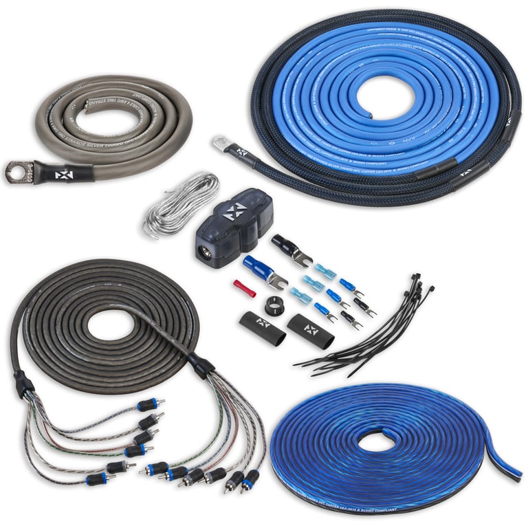 Diamond Audio HX1200.5 with NVX 4 Gauge Amp Kit Image 3