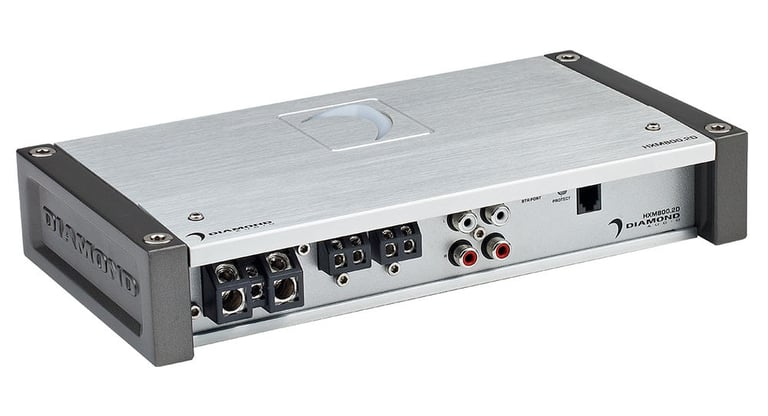 Diamond Audio HXM800.2D with NVX 4 Gauge Amp Kit Image 2