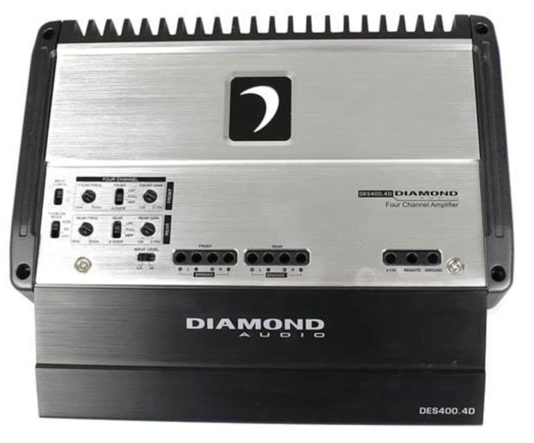 Diamond Audio DES400.4D with NVX 8 Gauge Amp Kit Image 3