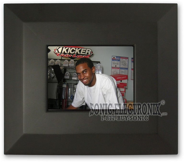 Brookstone 6" Digital Photo Slide Show Frame Image 2