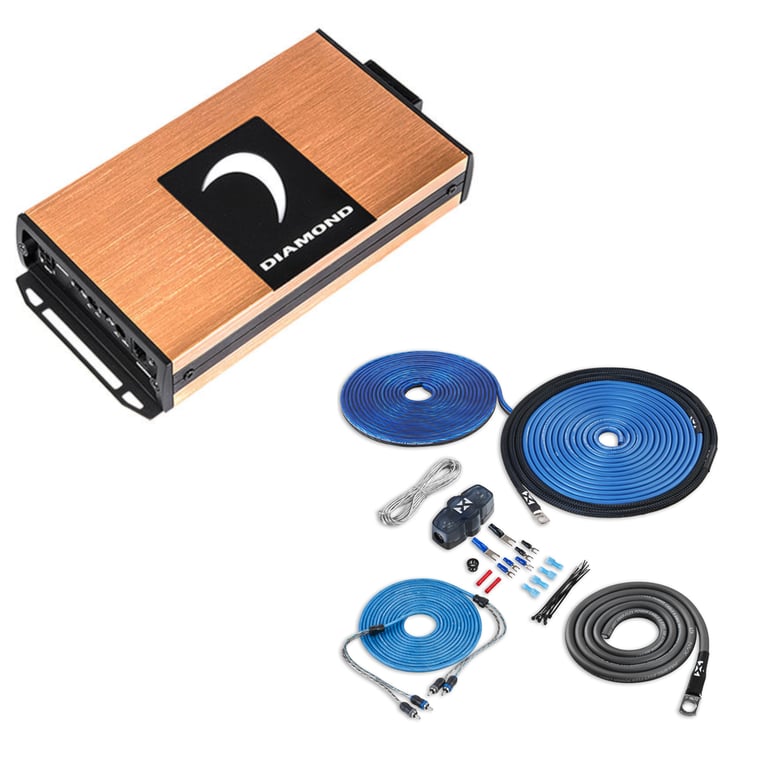 Diamond Audio MICRO2V2 with NVX 8 Gauge Amp Kit Image 1