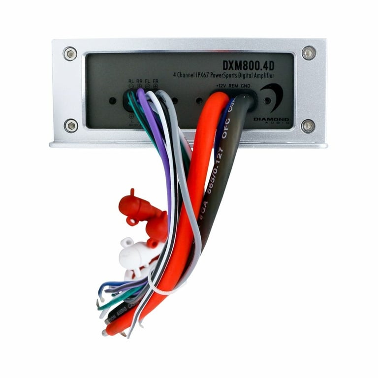 Diamond Audio DXM800.4D with NVX 8 Gauge Amp Kit Image 4