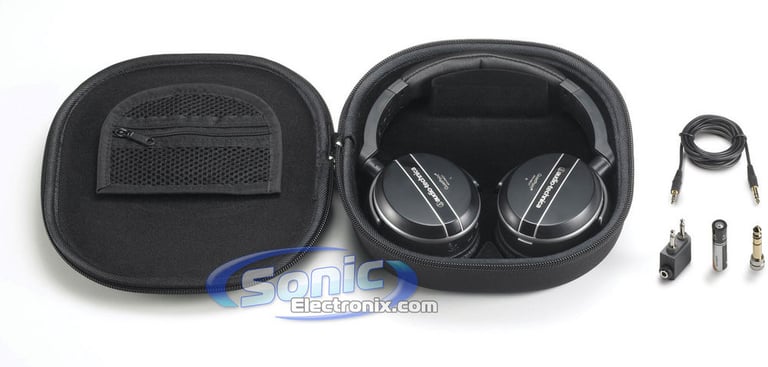 Audio Technica ATH-ANC27 QuietPoint Active Noise Cancelling Headphones Image 2