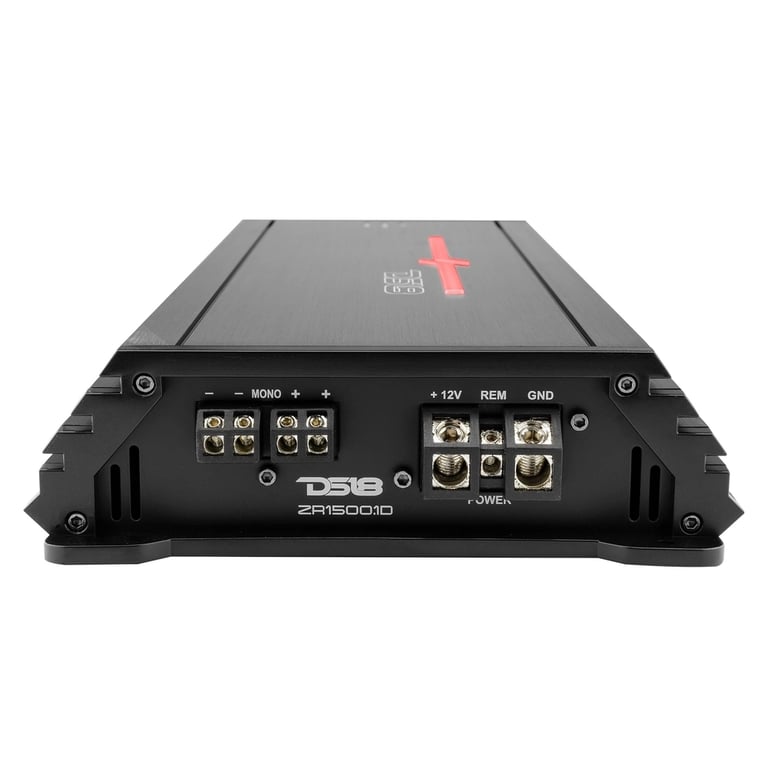 DS18 ZR1500.1D with NVX 4 Gauge Amp Kit Image 4