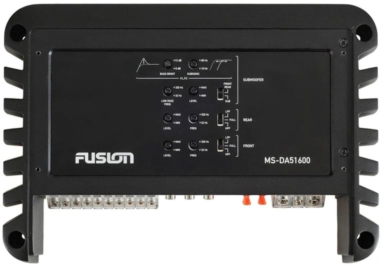 Fusion SG-DA51600 with NVX 1/0 Gauge Amp Kit Image 4