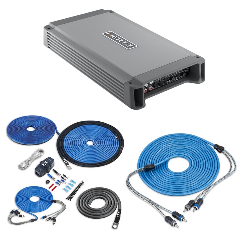Hertz HCP 5MD with NVX 8 Gauge Amp Kit Image 1