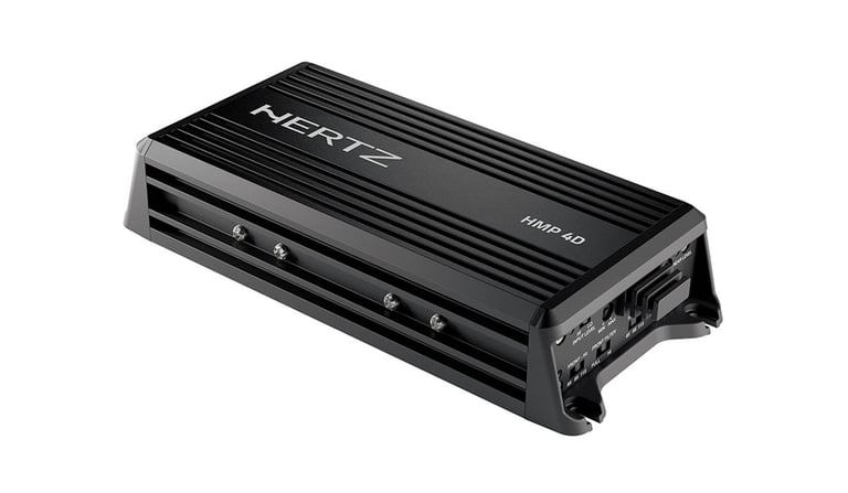 Hertz HMP 4D with NVX 8 Gauge Amp Kit Image 2