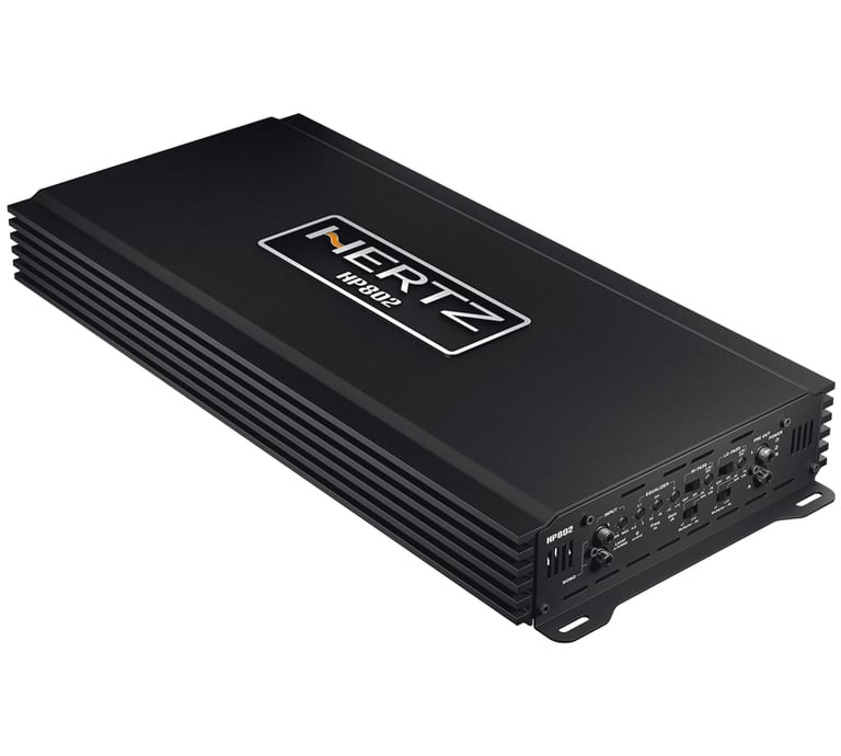 Hertz HP 802 with NVX 1/0 Gauge Amp Kit Image 2