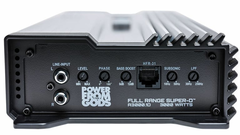 Hifonics A3000.1D with NVX 8 Gauge Amp Kit Image 4