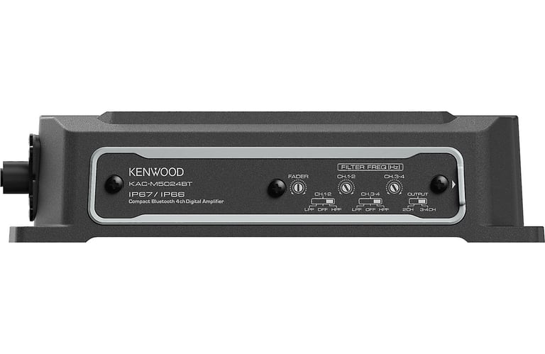 Kenwood KAC-M5024BT with NVX 8 Gauge Amp Kit Image 5
