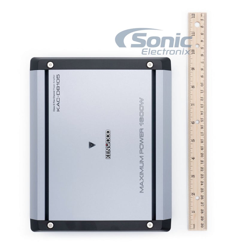 Kenwood KAC-D8105 with NVX 4 Gauge Amp Kit Image 5