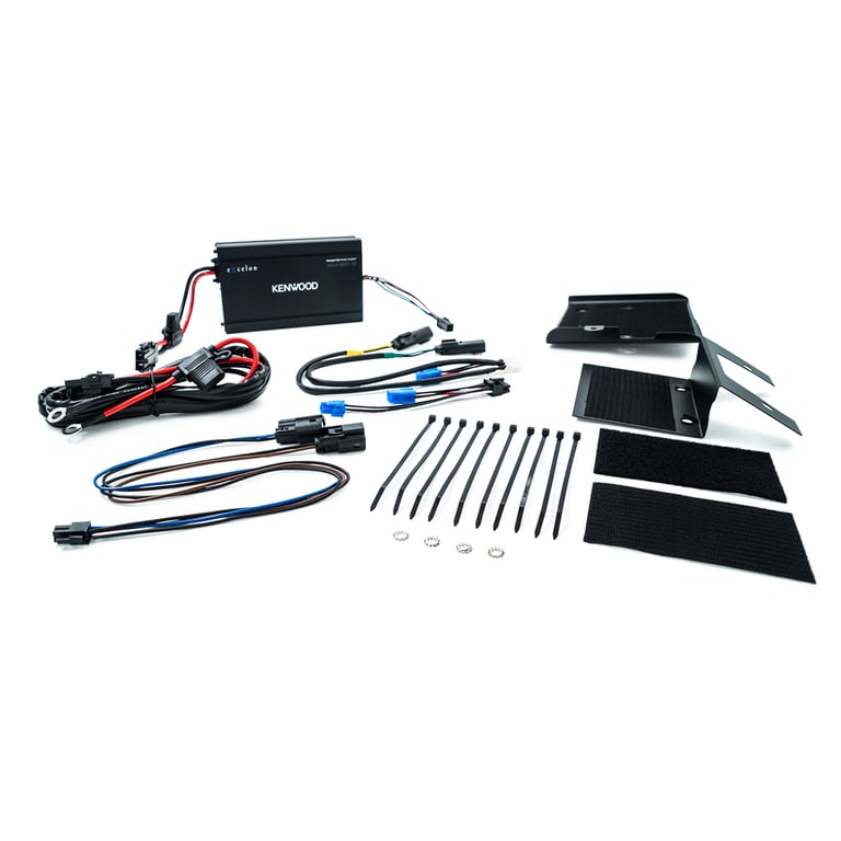 Kenwood eXcelon XM160-2 with NVX 8 Gauge Amp Kit Image 9