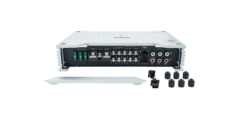 Kenwood eXcelon XM802-5 with NVX 4 Gauge Amp Kit Image 7