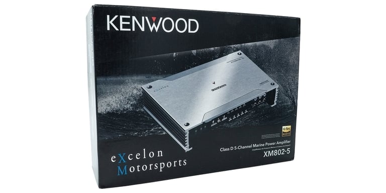 Kenwood eXcelon XM802-5 with NVX 4 Gauge Amp Kit Image 12
