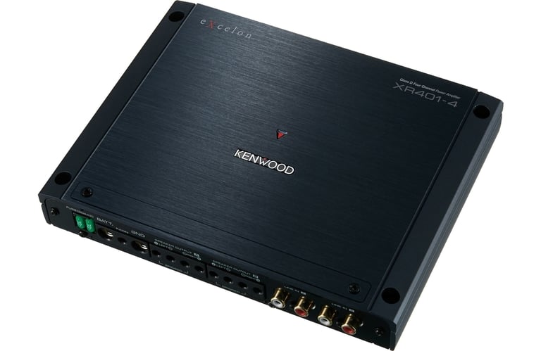 Kenwood eXcelon XR401-4 with NVX 4 Gauge Amp Kit Image 2