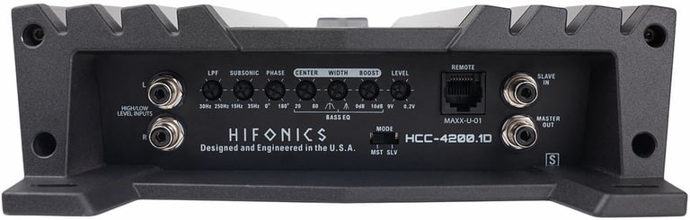 Hifonics HCC-4200.1D with NVX 4 Gauge Amp Kit Image 4