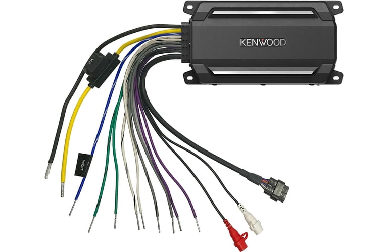 Kenwood KAC-M5024BT with NVX 8 Gauge Amp Kit Image 3