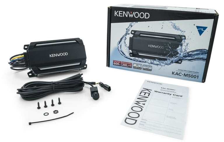 Kenwood KAC-M5001 with NVX 8 Gauge Amp Kit Image 12