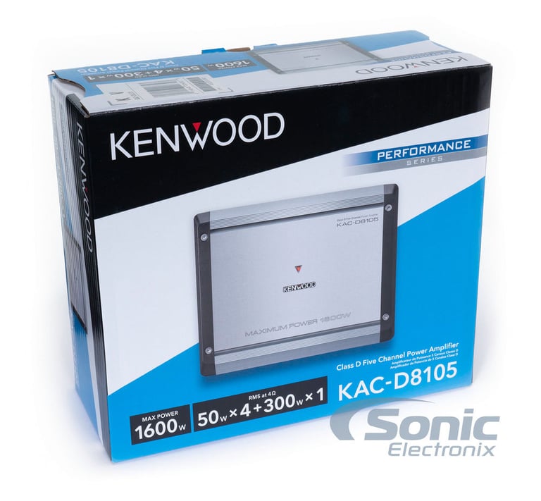 Kenwood KAC-D8105 with NVX 4 Gauge Amp Kit Image 8