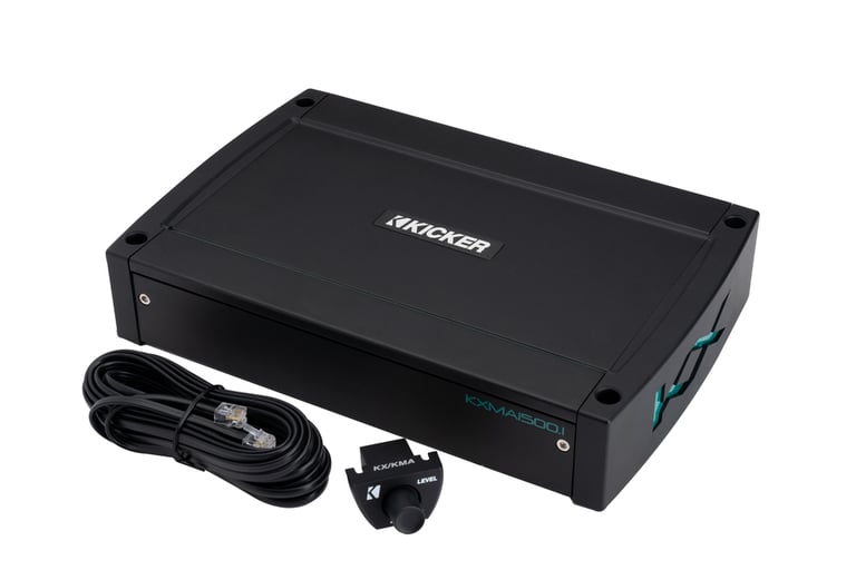 Kicker KXMA1500.1 (51KXMA15001) with NVX 1/0 Gauge Amp Kit Image 3
