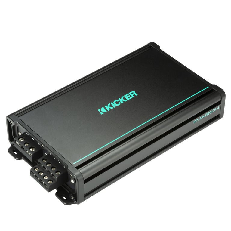 Kicker KMA360.4 (48KMA3604) with NVX 8 Gauge Amp Kit Image 3