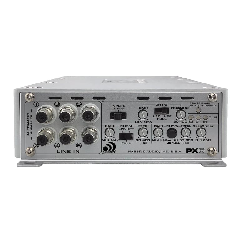 Massive Audio PX6 with NVX 8 Gauge Amp Kit Image 4