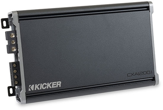 Kicker CXA1200.1 (46CXA12001T) with NVX 4 Gauge Amp Kit Image 2