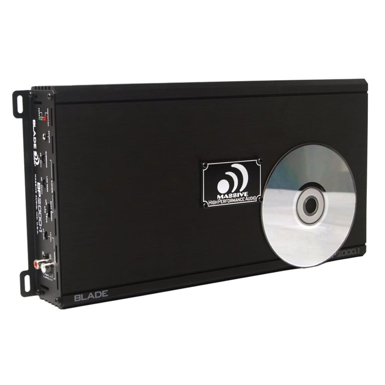 Massive Audio BP2000.1 v2 with NVX 4 Gauge Amp Kit Image 3
