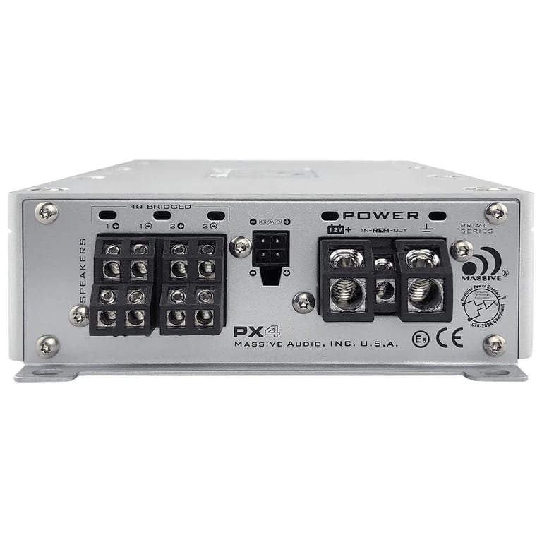 Massive Audio PX4 with NVX 8 Gauge Amp Kit Image 4