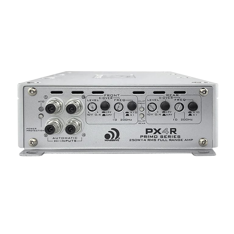 Massive Audio PX4R with NVX 8 Gauge Amp Kit Image 3
