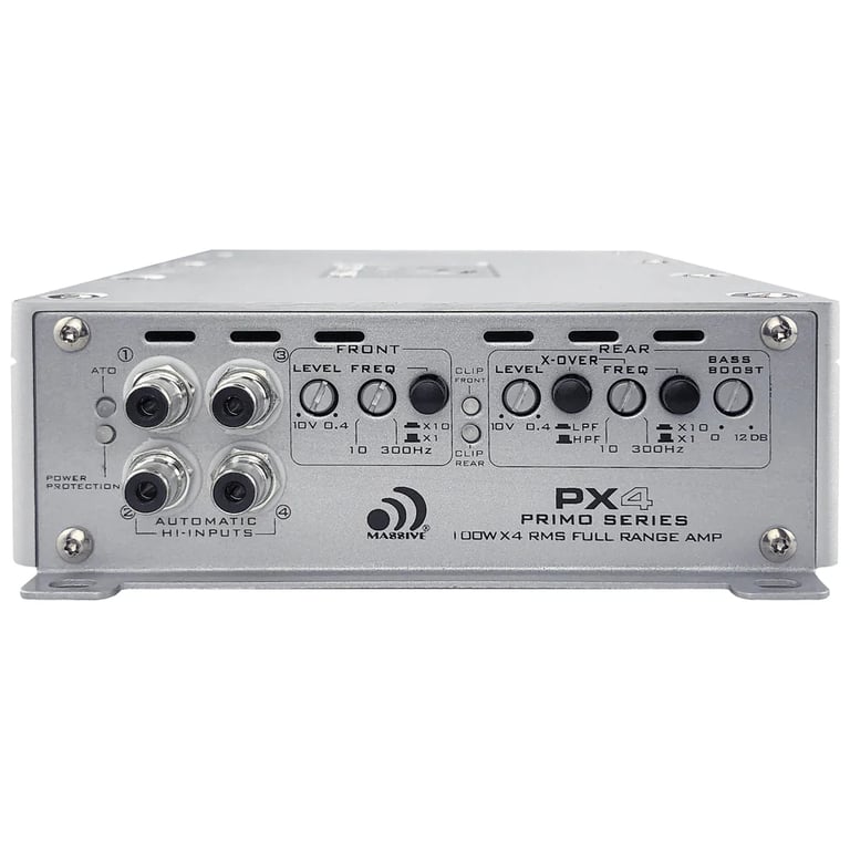 Massive Audio PX4 with NVX 8 Gauge Amp Kit Image 3