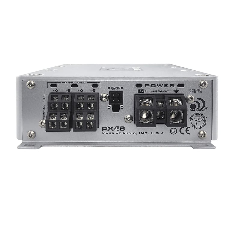 Massive Audio PX4S with NVX 8 Gauge Amp Kit Image 4
