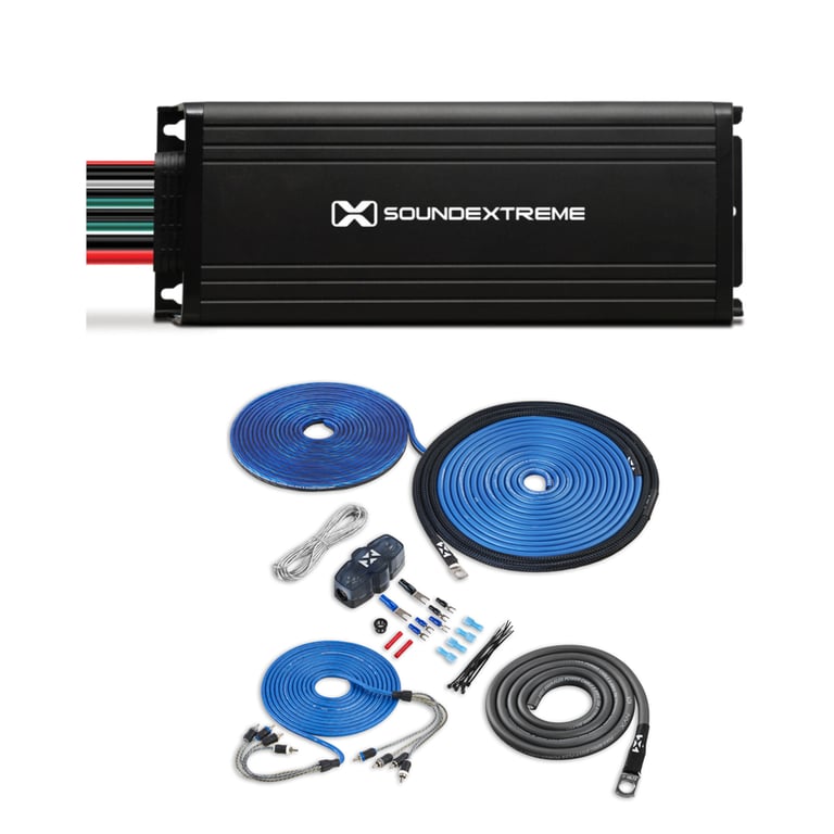 Sound Extreme by ECOXGEAR SEI-AMP30041 with NVX 8 Gauge Amp Kit Image 1