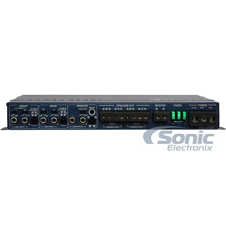 Soundstream RN5.2000D with NVX 4 Gauge Amp Kit Image 3