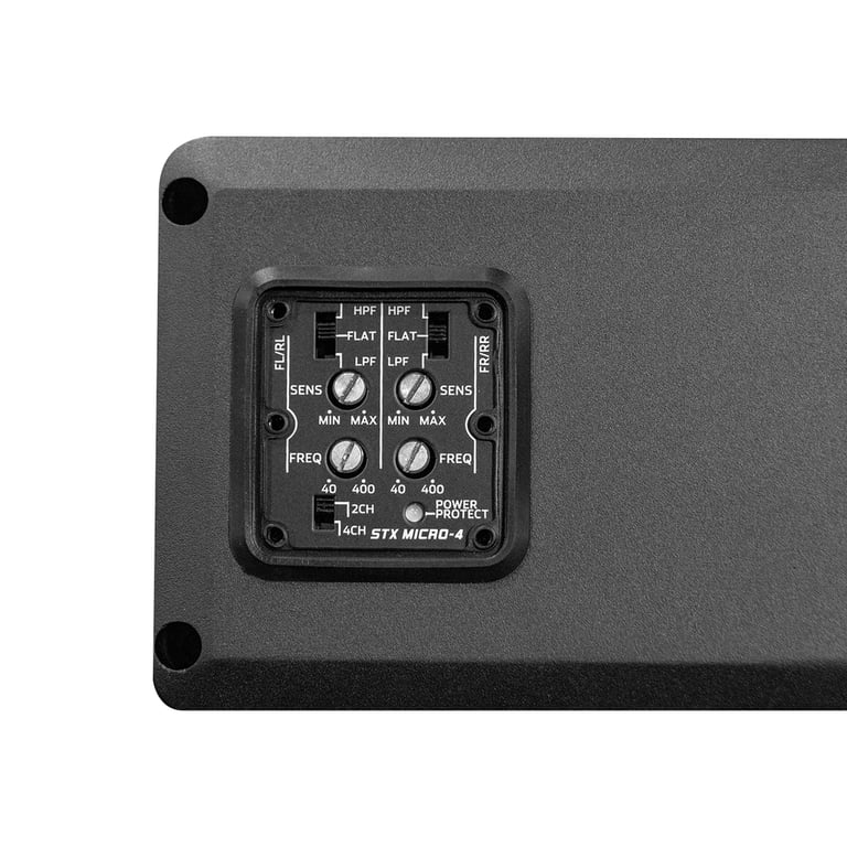 Wet Sounds STX Micro-4 with NVX 8 Gauge Amp Kit Image 5
