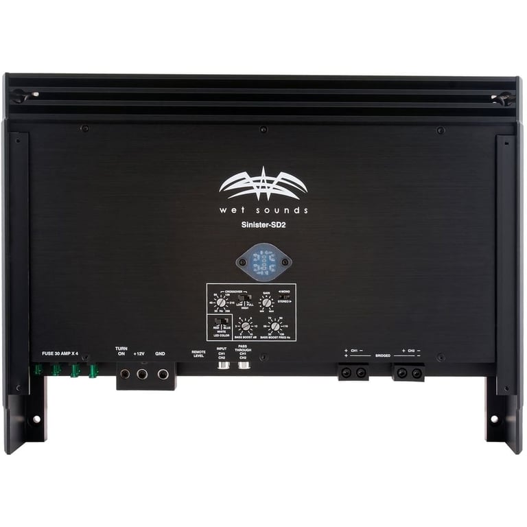 Wet Sounds SDX2 with NVX 4 Gauge Amp Kit Image 5