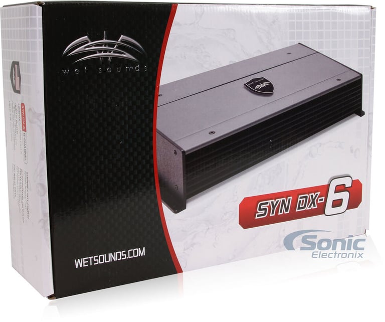 Wet Sounds SYN-DX 6 with NVX 4 Gauge Amp Kit Image 9