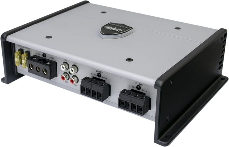Wet Sounds HTX-4 with NVX 4 Gauge Amp Kit Image 4