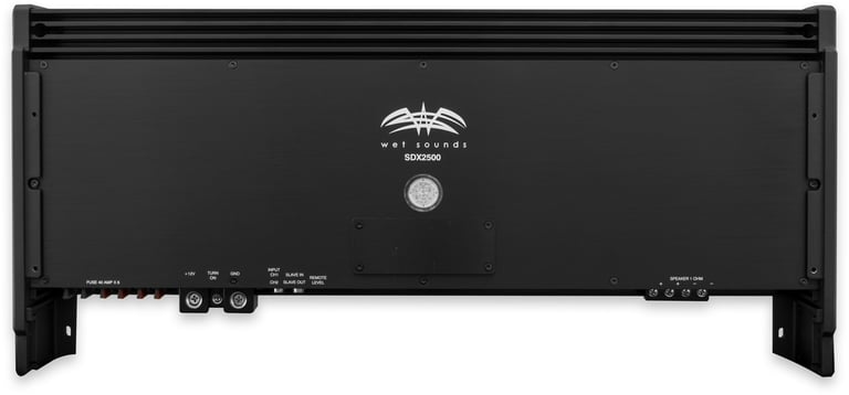 Wet Sounds Sinister-SDX2500 with NVX 1/0 Gauge Amp Kit Image 7