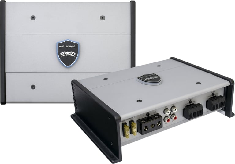 Wet Sounds HTX-4 with NVX 4 Gauge Amp Kit Image 2