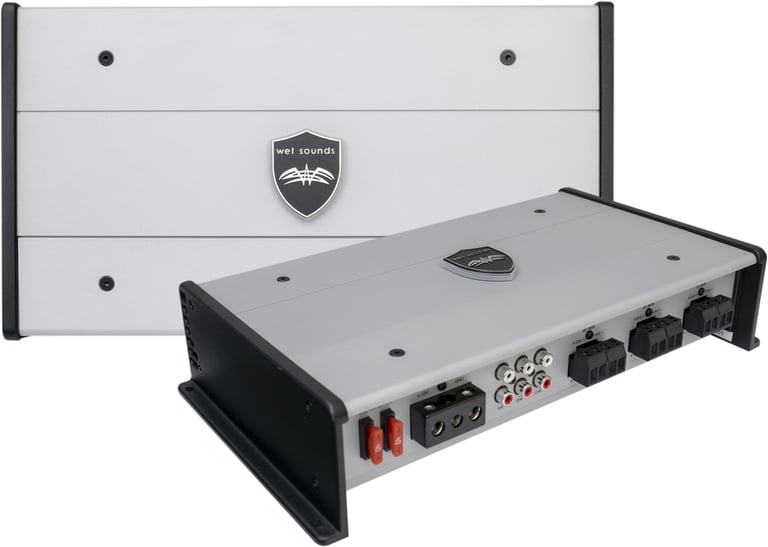 Wet Sounds HTX-6 with NVX 4 Gauge Amp Kit Image 3