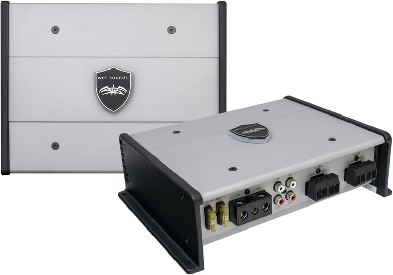 Wet Sounds HTX-4 with NVX 4 Gauge Amp Kit Image 3