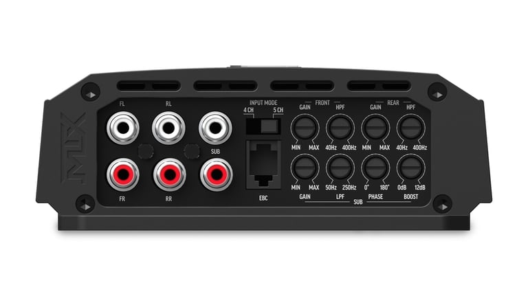 MTX TN8005 (TN800.5) with NVX 4 Gauge Amp Kit Image 6